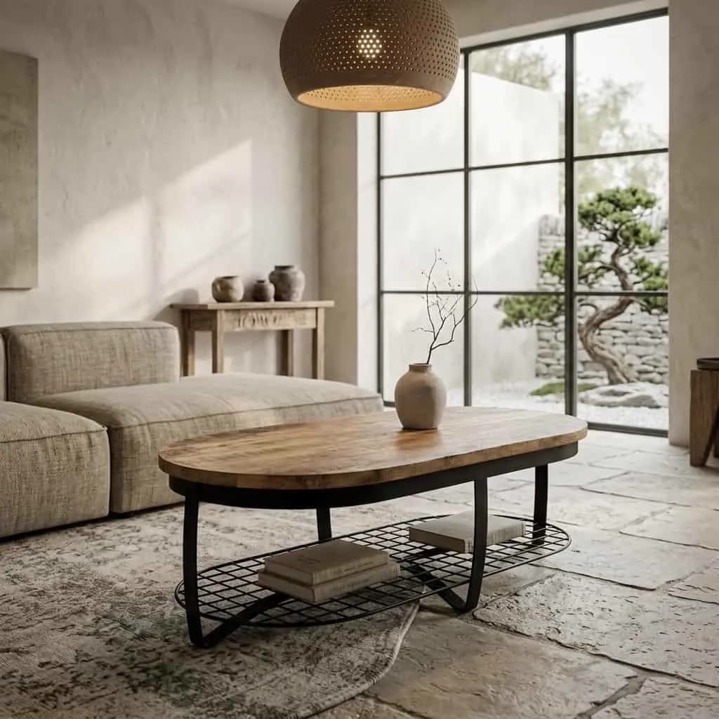 Couchtisch Rio oval - Mokana Furniture