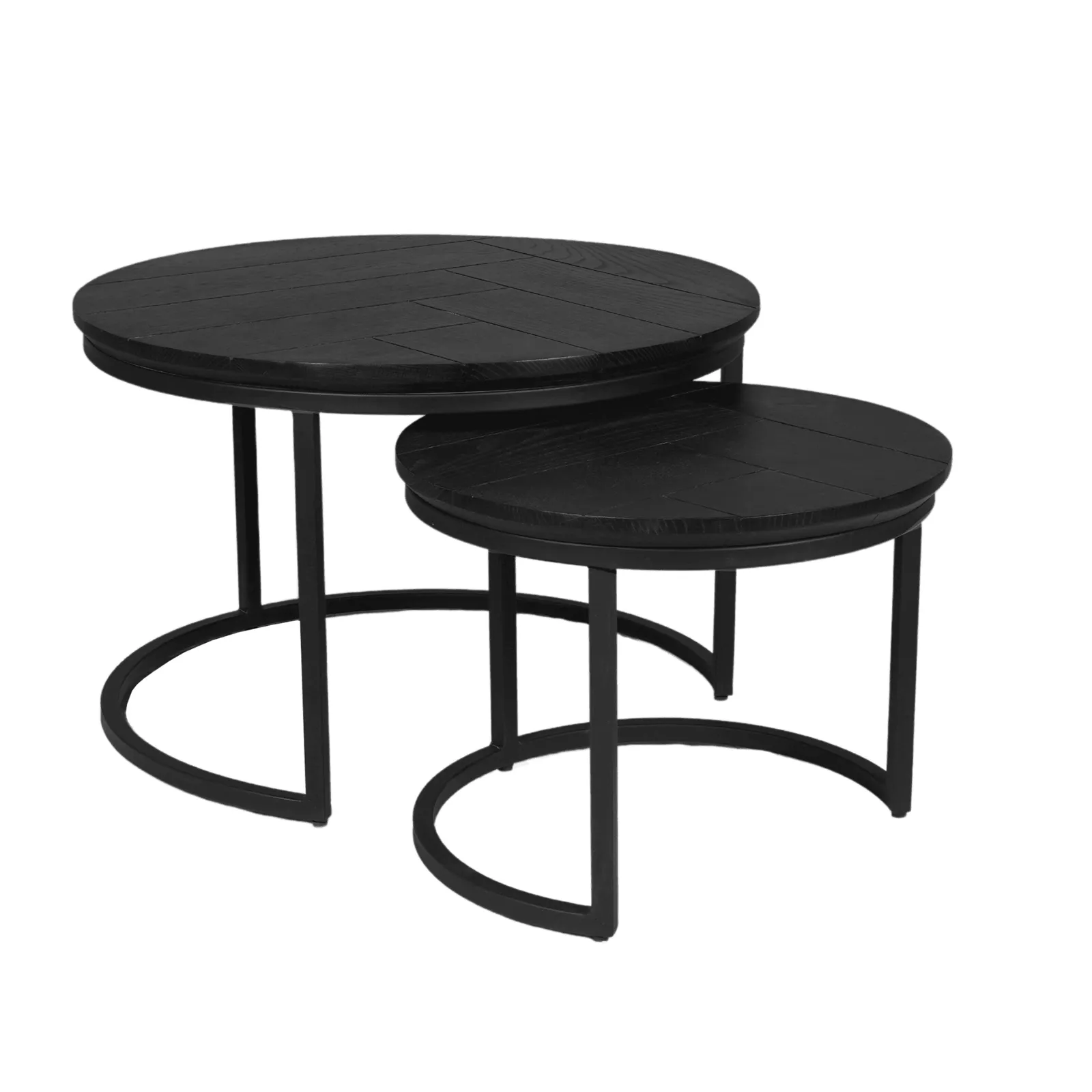 Couchtisch Otik Black Oak | 70 cm | 2er-Set - Starfurn