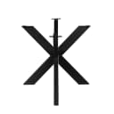 Matrix Bein | Oval/Rechteckig | Schwarz - Starfurn
