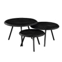 Couchtisch Ohio Schwarz | 70 cm| 3er-Set - Starfurn