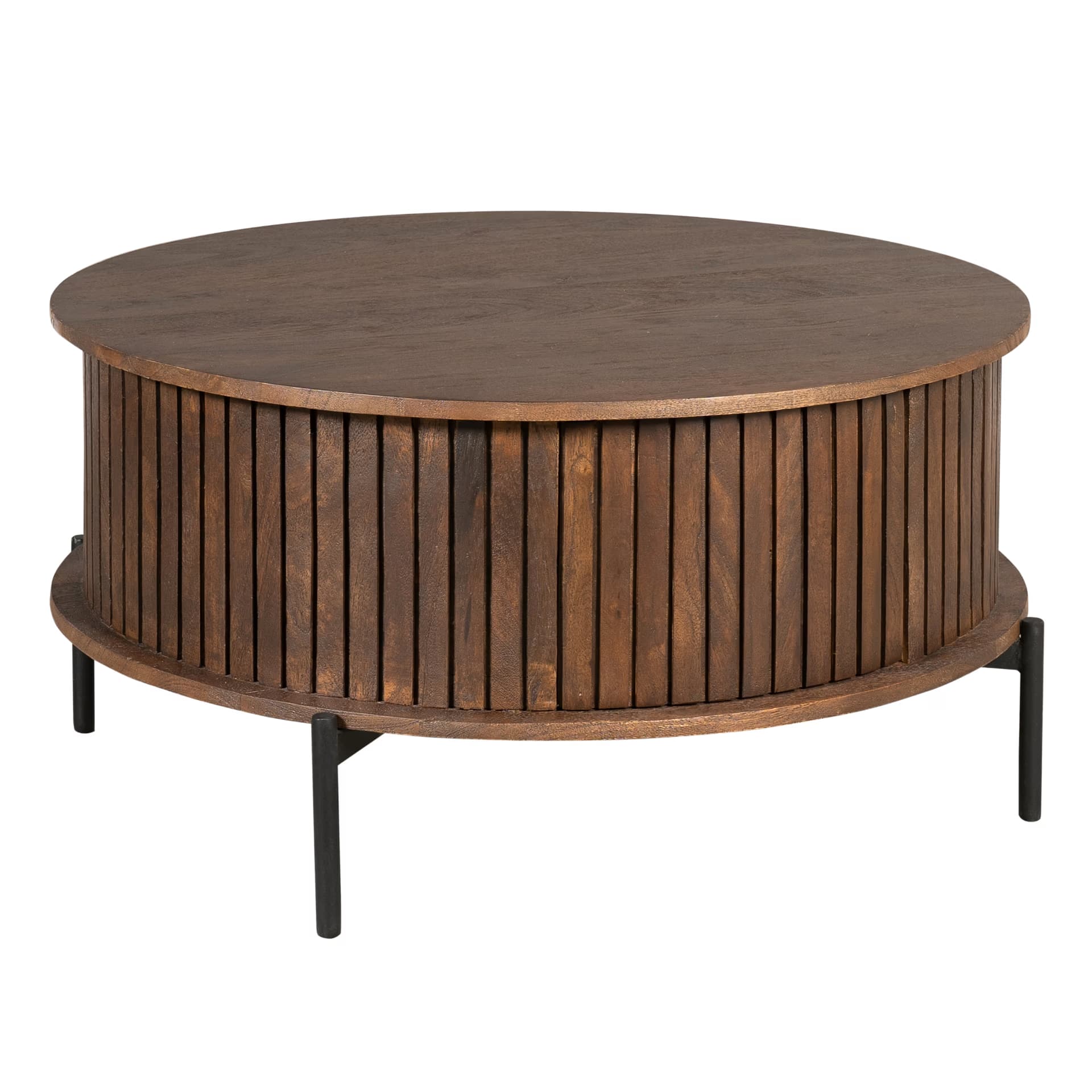 Salontafel Madison Brown | 80 cm | Rond, detailfoto 9 - Starfurn