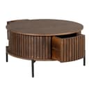 Salontafel Madison Brown | 80 cm | Rond, detailfoto 2 - Starfurn