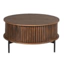 Salontafel Madison Brown | 80 cm | Rond, detailfoto 1 - Starfurn
