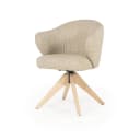 Stuhl Connor natur - taupe Donna - Eleonora
