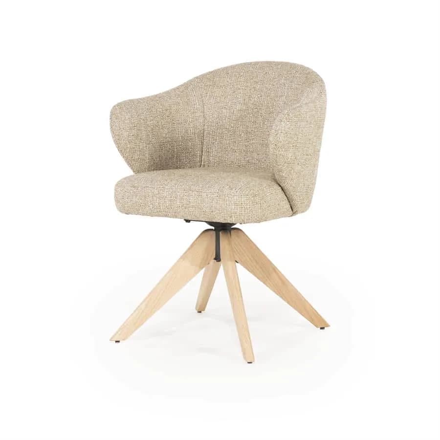Stuhl Connor natur - taupe Donna - Eleonora