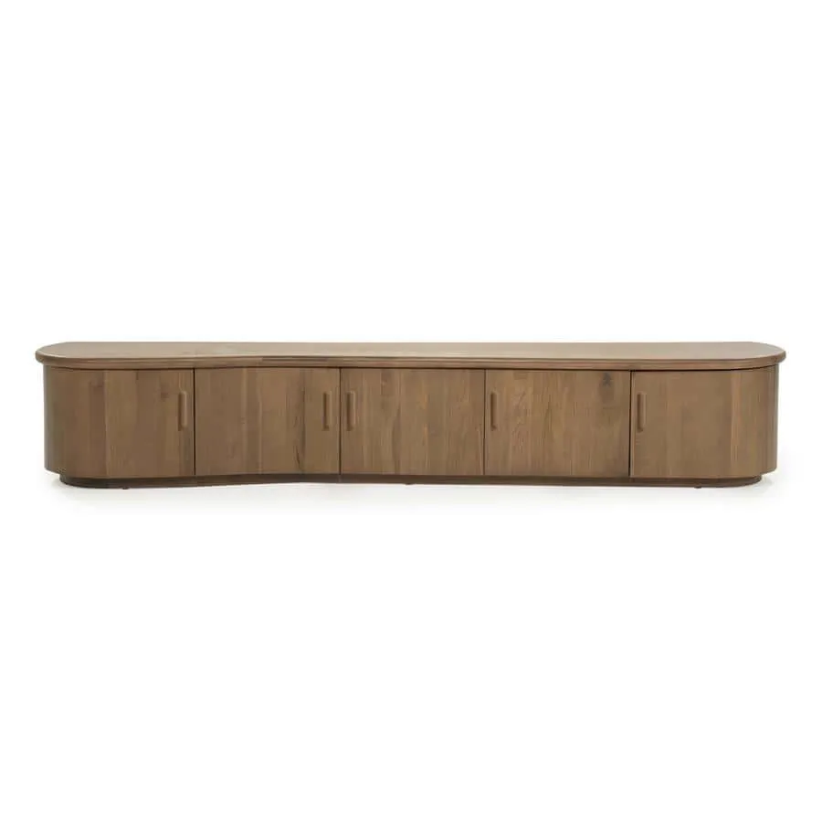 TV-Schrank Josh 240 cm - braun - Eleonora