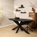 Esstisch Brandy Schwarz | 160 cm | Oval - Starfurn