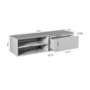 TV-Hängeelement Ambiance Schwarz | 120 cm - Starfurn