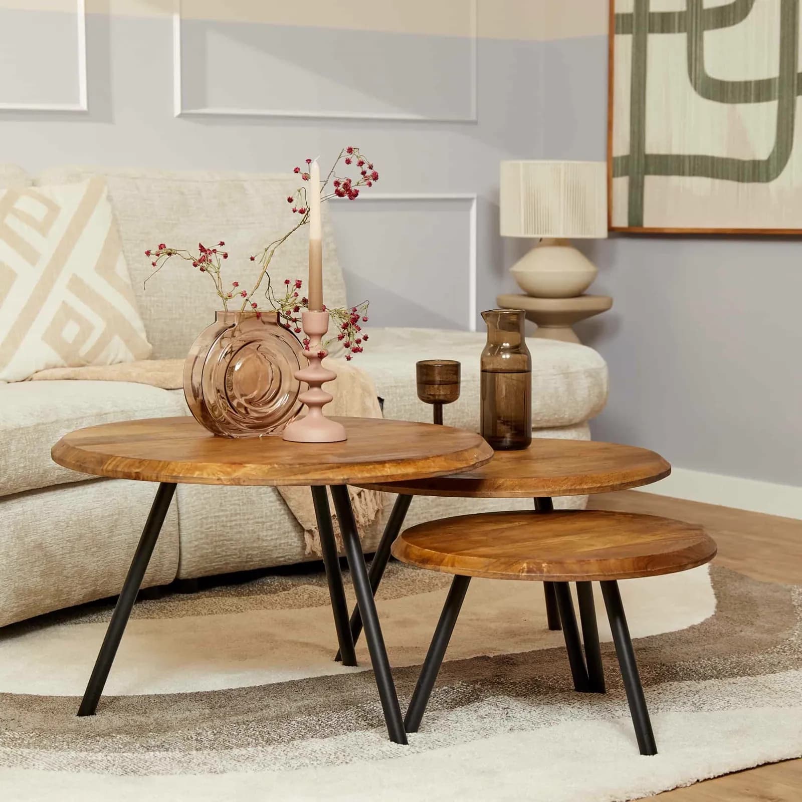Couchtisch Ohio | 70 cm | 3er-Set - Starfurn