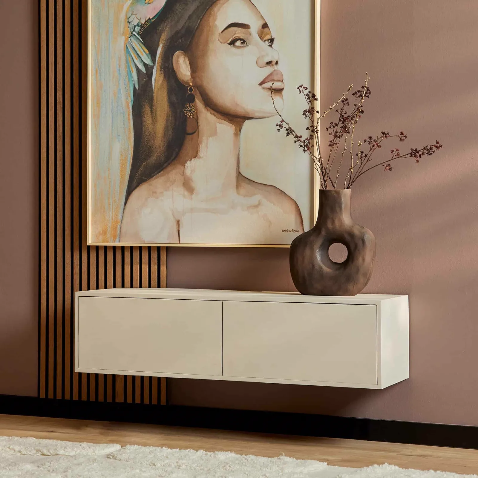 TV-Hängeelement Vision Sand | 120 cm - Starfurn