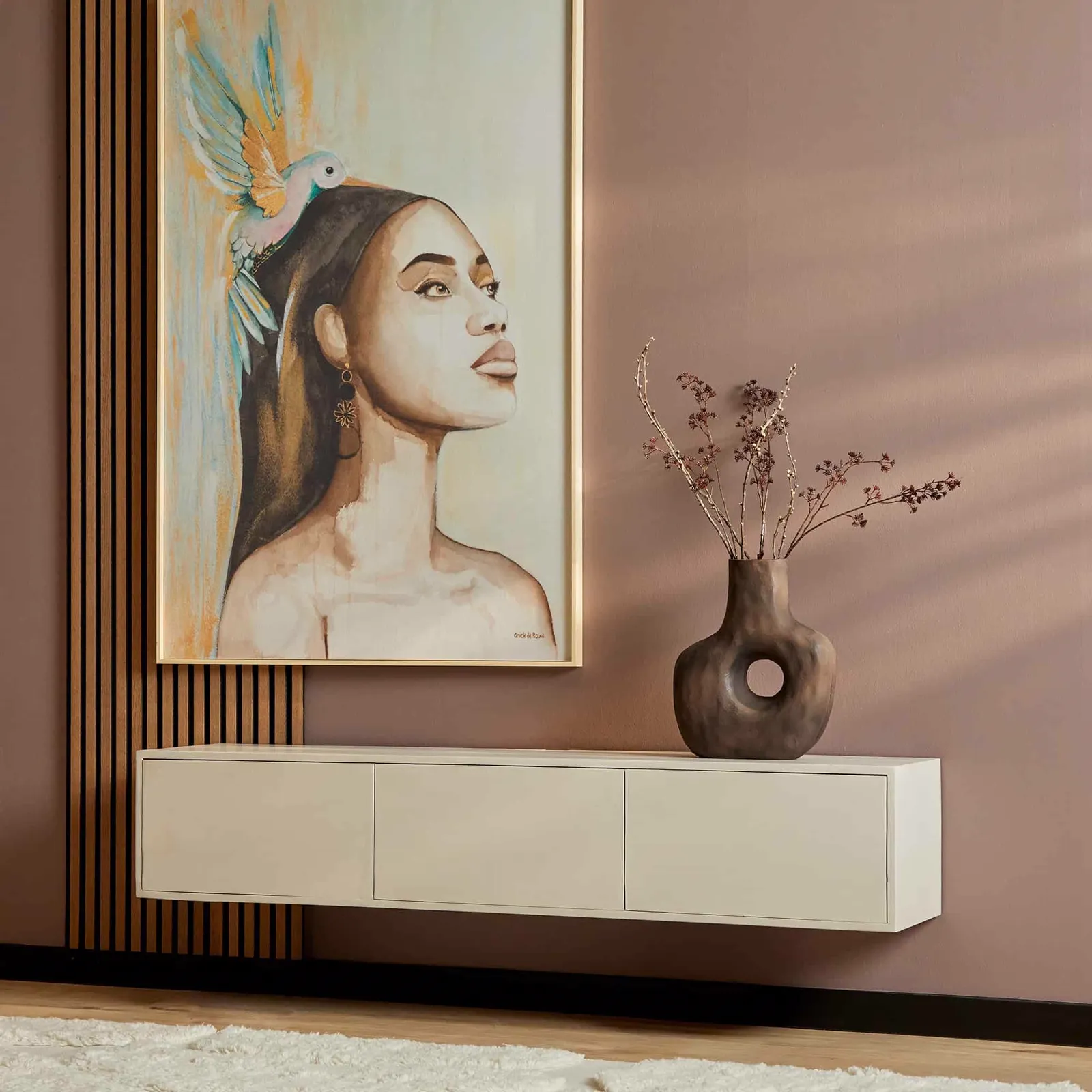 TV-Hängeelement Vision Sand | 160 cm - Starfurn