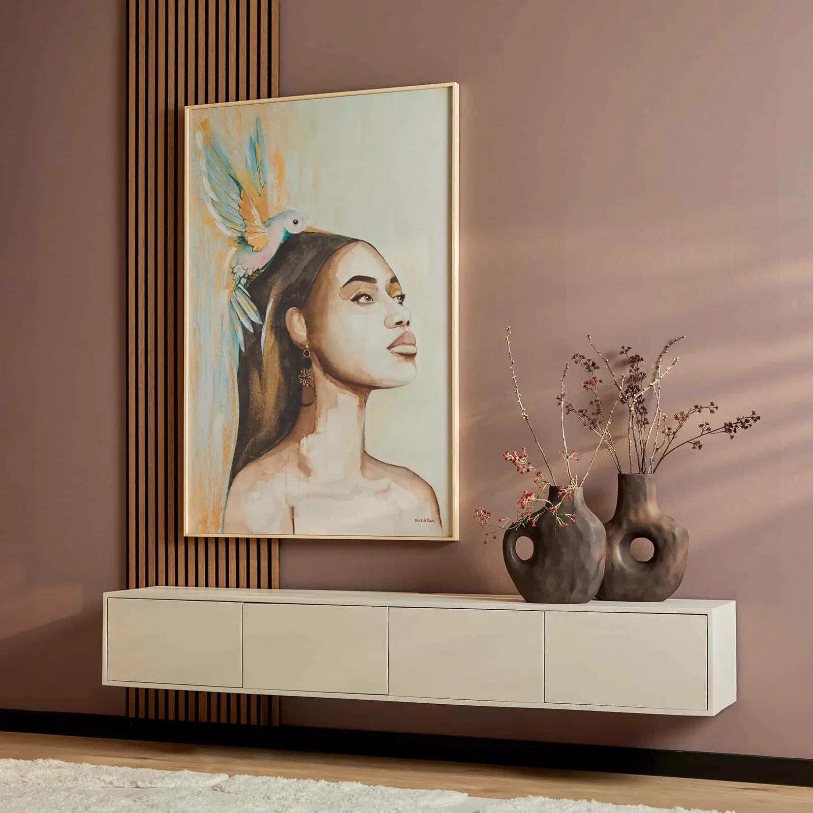 TV-Hängeelement Vision Sand | 200 cm - Starfurn