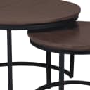 Couchtisch Otik Black Oak | 70 cm | 2er-Set - Starfurn
