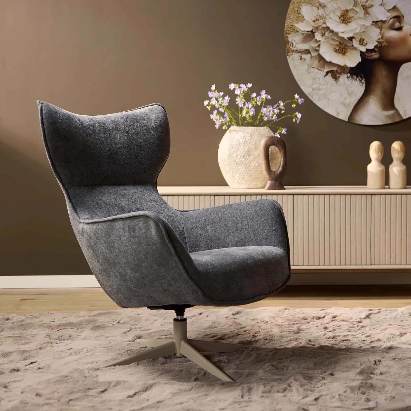 Sessel Julia | Anthrazit - Starfurn