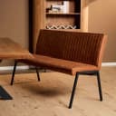 Esszimmerbank Tivoli Bull | 155 cm | Cognac - Starfurn