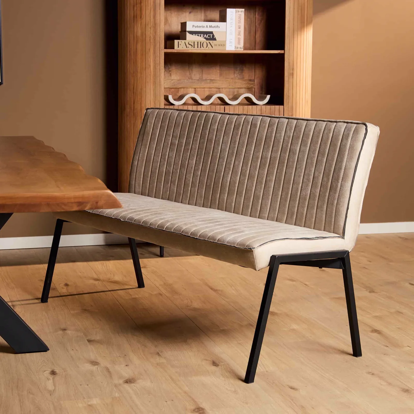 Esszimmerbank Tivoli Bull | 155 cm | Beige - Starfurn