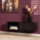 TV-Hängeelement Ambiance Schwarz | 120 cm - Starfurn