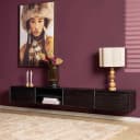 TV-Hängeschrank Ambiance Schwarz | 240 cm - Starfurn