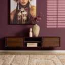 TV-Hängeschrank Ambiance Braun | 160 cm - Starfurn