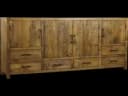 Brent Sideboard 200 cm | Altes Holz - Wildeboer & van der Weide