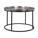 Couchtisch Lyam silber 70Ø - Richmond Interiors