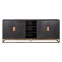 Sideboard Blackbone Messing schwarz rustikal - Richmond Interiors