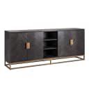 Sideboard Blackbone Messing schwarz rustikal - Richmond Interiors