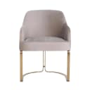 Hadley Esszimmerstuhl, khaki, feuerhemmender Samt - Richmond Interiors