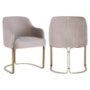 Hadley Esszimmerstuhl, khaki, feuerhemmender Samt - Richmond Interiors