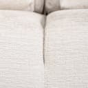 Sofa Lund Cream Fusion 3-Sitzer + Ottomane links - Richmond Interiors