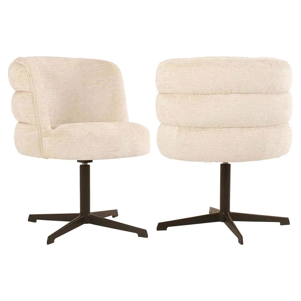Esszimmerstuhl Alexander Jones Cream Fusion Swivel (Chadwick) - Richmond Interiors