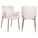 Esszimmerstuhl Amber Cream Fusion, feuerhemmend - Richmond Interiors