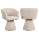 Esszimmerstuhl Madeline cremefarben Unicorn Swivel - Richmond Interiors