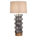Tischlampe Jaylee schwarz/weiß - Richmond Interiors