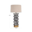 Tischlampe Jaylee schwarz/weiß - Richmond Interiors
