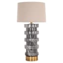 Tischlampe Jaylee schwarz/weiß - Richmond Interiors