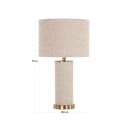 Tischlampe Joline beige - Richmond Interiors
