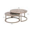 Couchtisch Fairfax clay (2er-Set) - Richmond Interiors