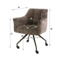 Armlehnstuhl Raster Hoven taupe