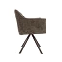 Armlehnstuhl Raster Hoven taupe-braun