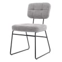 Padola Stuhl - Stoff Alpine 11 Grey - Tower Living