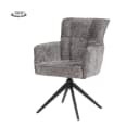 Bardi Armlehnstuhl - Haga 16 Charcoal - Tower Living