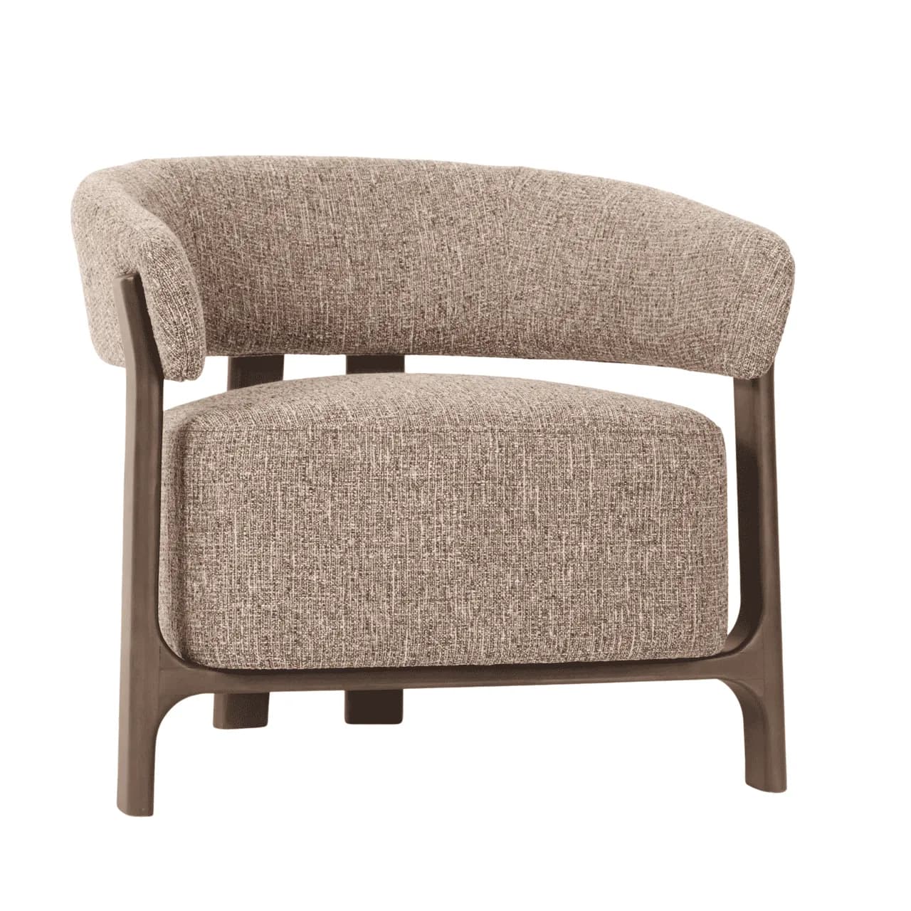 Loungesessel Dalara brauner Tweed - Richmond Interiors