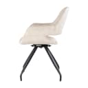 Capp Beige Samt - Livingfurn