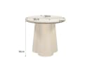 Salontsafel Brix Clubs Sandy 50 cm - Livingfurn