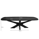Esstisch Brix Montreaux Black 250 cm - Livingfurn