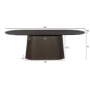 Esstisch Novero Espresso 230 cm - Livingfurn