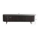 TV-Möbel Tobago Espresso 210 cm - Livingfurn