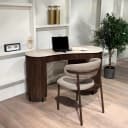 Esszimmerstuhl Micah Hush Walnut - Livingfurn