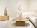 Couchtisch Novero, oval, 120 cm - Livingfurn